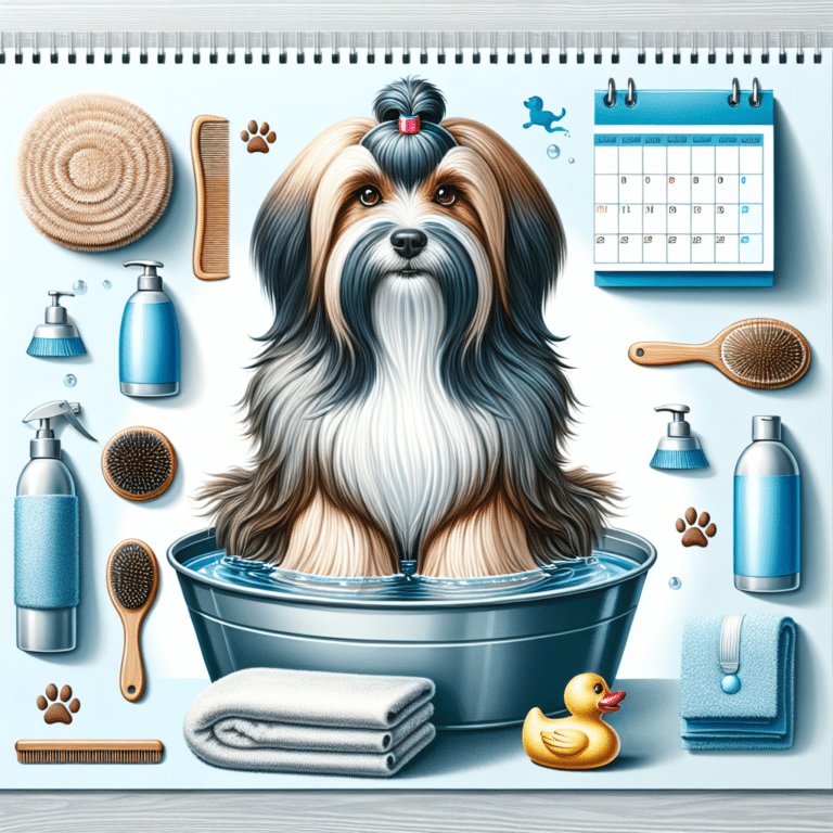 Bathing Schedule for Long-haired Dogs