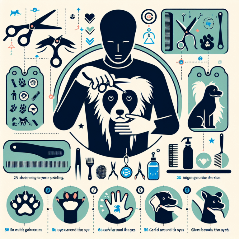 How to Safely Trim Your Dog’s Hair