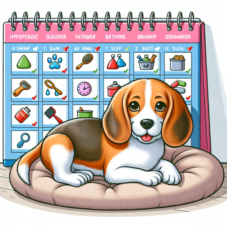 Creating a Grooming Schedule for Your Hypoallergenic Beagle