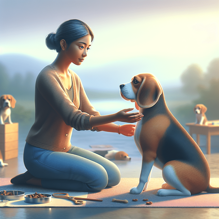 Conquering Fear: Helping your Beagle Overcome Separation Anxiety with Training".