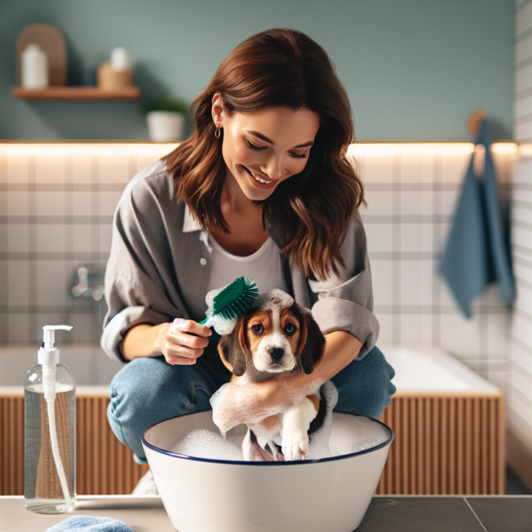 Safely Bathing Your Beagle at Home