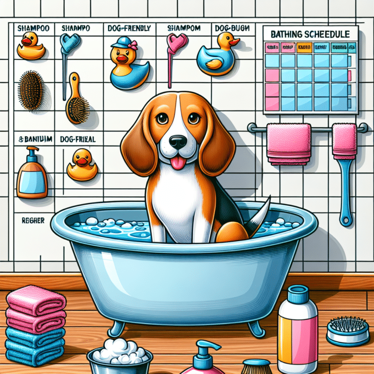 "Creating a Bathing Schedule for Your Long-Haired Beagle